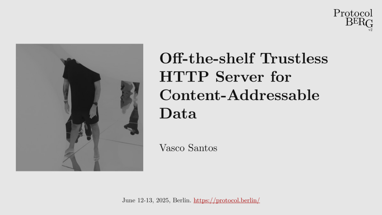 Off-the-shelf Trustless HTTP Server for Content-Addressable Data