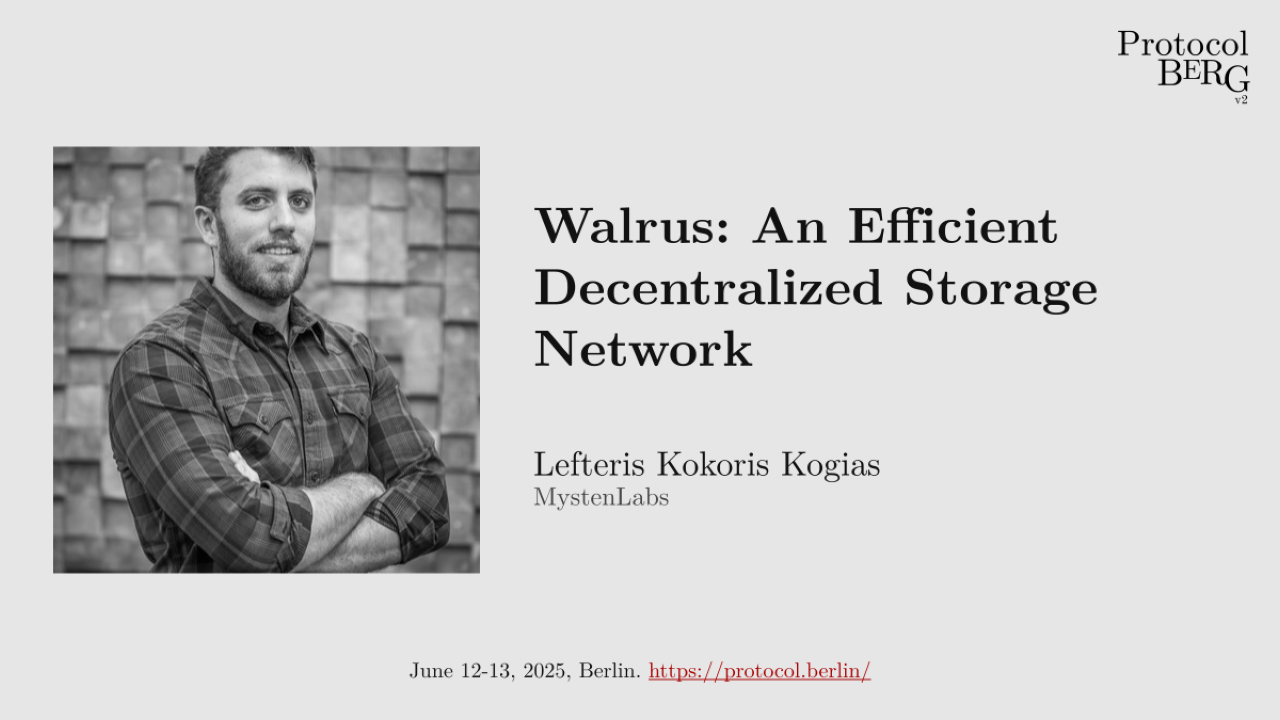 Walrus: An Efficient Decentralized Storage Network